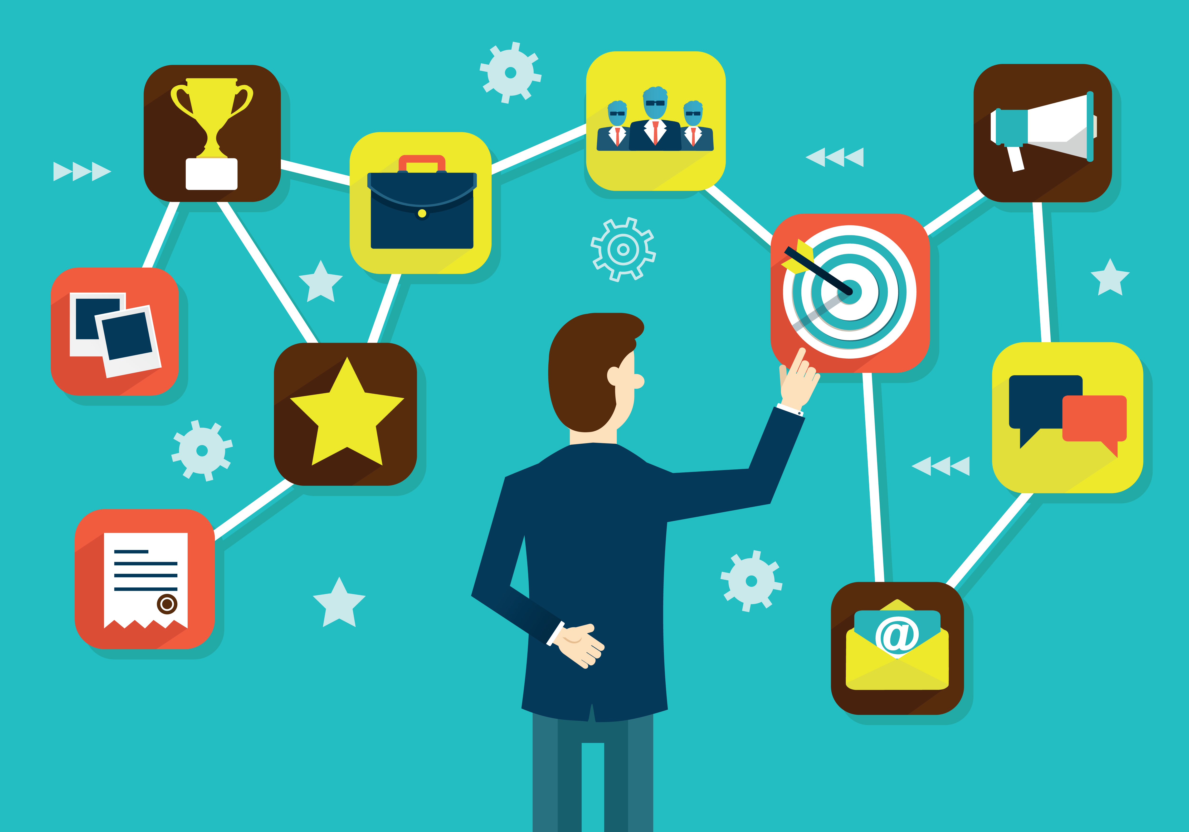 Universal customer list data per specialisty